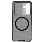 Samsung Galaxy A57 5G Tok - Nillkin CamShield Pro Magnetic - Áttetsző-Fekete