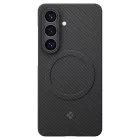 Samsung Galaxy S26 Tok - Spigen AirSkin Aramid MagFit - Fekete