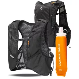   Spigen A721 Dynamic Shield M-L Futómellény + 500 ml Palack - Fekete