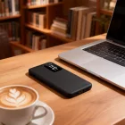 Samsung Galaxy A57 5G Tok - Tech-Protect Smart Wallet - Fekete