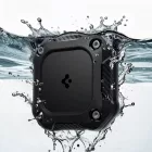 Apple AirTag 1 / 2 Tok - Spigen Tough Armor - Fekete x 4 db