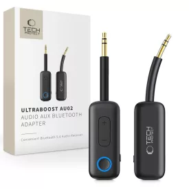   Tech-Protect Ultraboost AU02 Bluetooth 5.4 Audio Transmitter & Receiver - Fekete