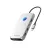 Orico XCR X1 12in1 RGB USB-C HUB - 2x USB-A 3.1 / 1x USB-A 2.0 / 1x USB-C PD 100W / 1x USB-C 3.1 / 2x HDMI 2.0 4K 60Hz / 1x VGA 1080p / 1x microSD/SD 3.0 / 1x RJ Gigabit Ethernet / 1x Audio CTIA 3.5mm - Szürke