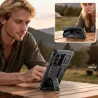 Samsung Galaxy A57 5G Tok - Tech-Protect Kevlar Cam+ - Fekete