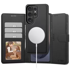   Samsung Galaxy S26 Ultra Tok - Tech-Protect Wallet MagSafe - Fekete