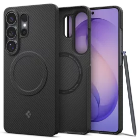   Samsung Galaxy S26 Ultra Tok - Spigen AirSkin Aramid MagFit - Fekete