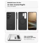 Samsung Galaxy S26 Ultra Tok - Spigen AirSkin Aramid MagFit - Fekete