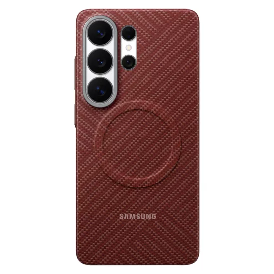 Samsung Galaxy S26 Ultra Tok - Samsung Carbon Magnet - Piros