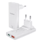 Choetech PD6011 GaN Hálózati Töltő 65 W - USB-C + USB-A - Fehér