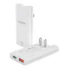 Choetech PD6011 GaN Hálózati Töltő 65 W - USB-C + USB-A - Fehér