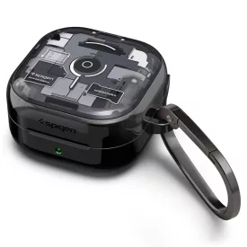   Samsung Galaxy Buds 4 / 4 Pro Tok - Spigen Ultra Hybrid Zero One - Fekete