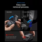 Samsung Galaxy Buds 4 / 4 Pro Tok - Spigen Ultra Hybrid Zero One - Fekete