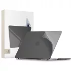 MacBook Pro 14" M1-M5 (2021-2026) Tok - Tech-Protect Softshell - Áttetsző-Fekete