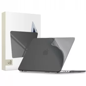   MacBook Pro 14" M1-M5 (2021-2026) Tok - Tech-Protect Softshell - Áttetsző-Fekete