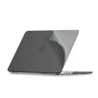 MacBook Pro 14" M1-M5 (2021-2026) Tok - Tech-Protect Softshell - Áttetsző-Fekete