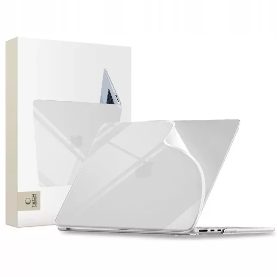 MacBook Air 15" (2023-2026) Tok - Tech-Protect Softshell - Átlátszó