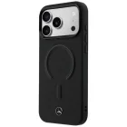 iPhone 17 Pro Tok - Mercedes Leather 3D MagSafe - Fekete