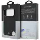 iPhone 17 Pro Tok - Mercedes Leather Mesh Bow Line MagSafe - Fekete