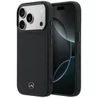 iPhone 17 Pro Max Tok - Mercedes Leather Mesh Bow Line MagSafe - Fekete