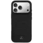 iPhone 17 Pro Max Tok - Mercedes Leather Mesh Bow Line MagSafe - Fekete