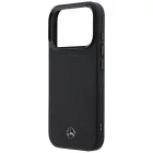 iPhone 17 Pro Max Tok - Mercedes Leather Mesh Bow Line MagSafe - Fekete
