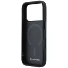 iPhone 17 Pro Max Tok - Mercedes Leather Mesh Bow Line MagSafe - Fekete