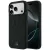 iPhone 17 Pro Tok - Mercedes Leather Crossed Lines MagSafe - Fekete