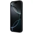 iPhone 17 Pro Max Tok - Mercedes Leather Crossed Lines MagSafe - Fekete