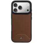 iPhone 17 Pro Tok - Mercedes Leather Wood Effect Curve MagSafe - Barna