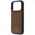 iPhone 17 Pro Tok - Mercedes Leather Wood Effect Curve MagSafe - Barna