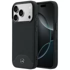 iPhone 17 Pro Tok - Mercedes Leather Wood Effect Curve MagSafe - Fekete