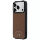 iPhone 17 Pro Max Tok - Mercedes Leather Wood Effect Curve MagSafe - Barna