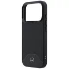 iPhone 17 Pro Max Tok - Mercedes Leather Wood Effect and Curve MagSafe - Fekete