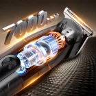 MAXGROOM LK-892 Multifunkciós Trimmer Cserélhető Fejekkel - Fekete