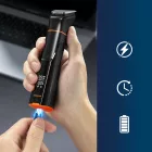 MAXGROOM JK-666 6az1-ben Trimmer Cserélhető Fejekkel - Fekete