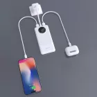 Dudao K12 Power Bank 10000mAh PD 22.5W - 2x USB-A + USB-C - Fekete