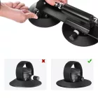 Rockbros XP1001 Tetőcsomagtartó Tapadókorongokkal 1 Kerékpárhoz - Fekete