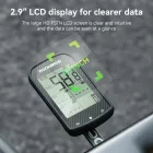 Rockbros M1Pro Bluetooth GPS Kerékpáros Komputer IPX6 - Fekete