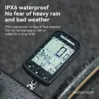 Rockbros M1Pro Bluetooth GPS Kerékpáros Komputer IPX6 - Fekete