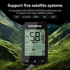 Rockbros M1Pro Bluetooth GPS Kerékpáros Komputer IPX6 - Fekete