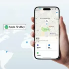 Rockbros RT1W Apple Find My Bluetooth Nyomkövető - Fekete