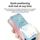 Rockbros RT1W Apple Find My Bluetooth Nyomkövető - Fekete