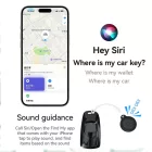 Rockbros RT1W Apple Find My Bluetooth Nyomkövető - Fekete