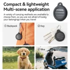 Rockbros RT1W Apple Find My Bluetooth Nyomkövető - Fekete