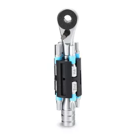   Rockbros TG-8601 Kerékpáros Multifunkciós Szerszámkészlet S2 Racsnis Fogantyúval - Fekete