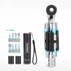 Rockbros TG-8601 Kerékpáros Multifunkciós Szerszámkészlet S2 Racsnis Fogantyúval - Fekete