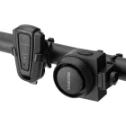Rockbros A2 Kerékpár Csengő 115 dB Riasztóval és USB-C Távirányítóval - Fekete