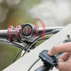 Rockbros A2 Kerékpár Csengő 115 dB Riasztóval és USB-C Távirányítóval - Fekete