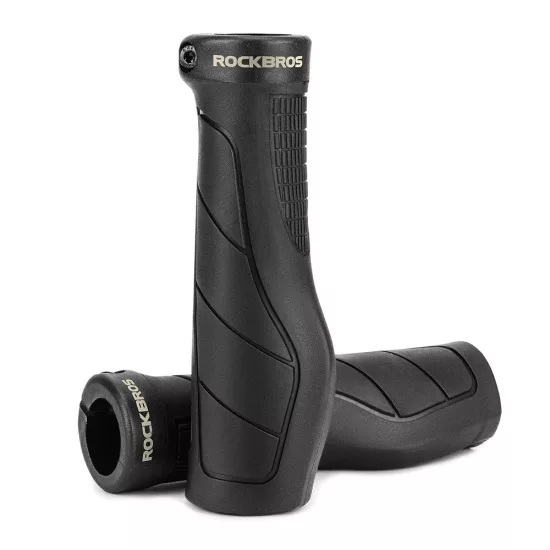 Rockbros G326PL Kerékpár Markolat x 2 db - Fekete