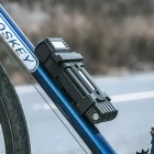 Rockbros LKXR2006 Összecsukható Kerékpárzár - Fekete